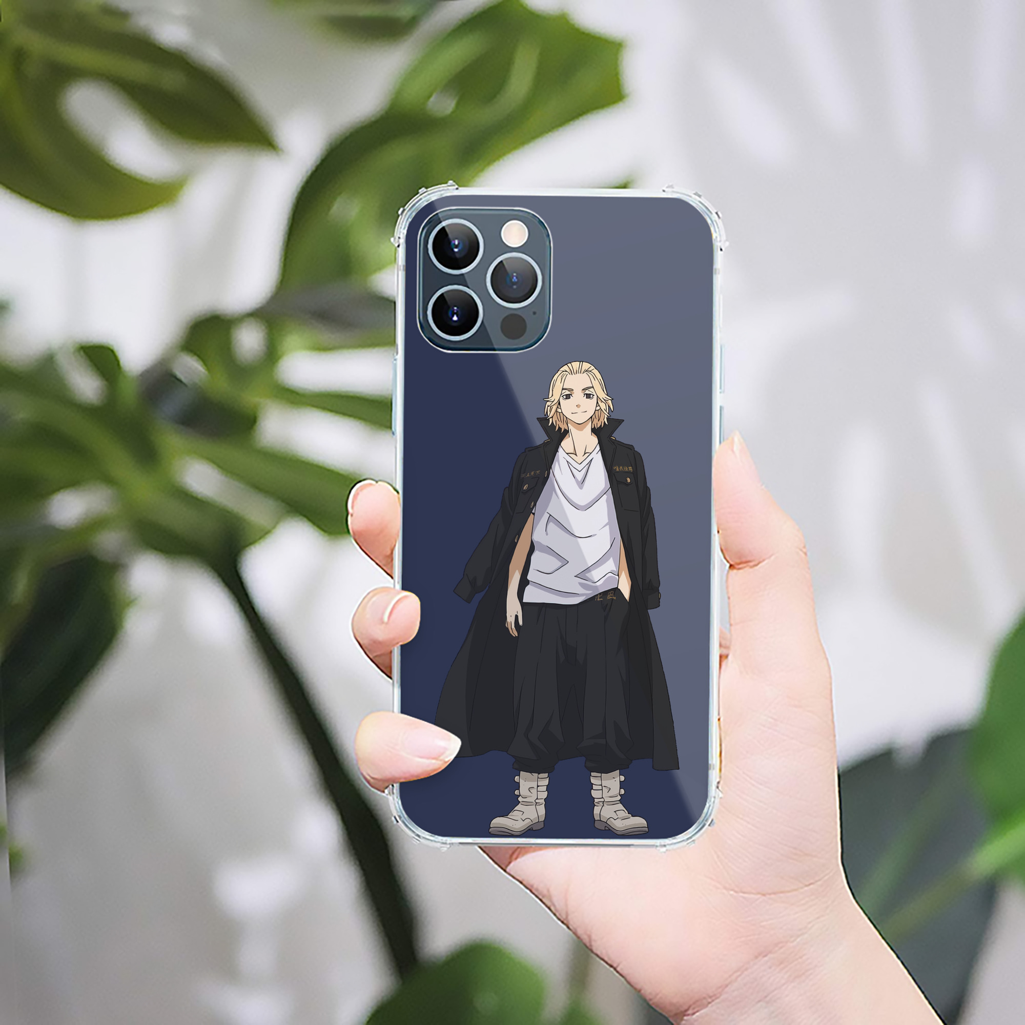 （画像用） 東京リベンジャーズ Tokyo Revengers 【iPhone 12シリーズ対応】透明スマホケース（クリアソフトケース）